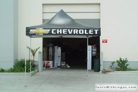 10 x 10 Pop Up Tent - Chevrolet